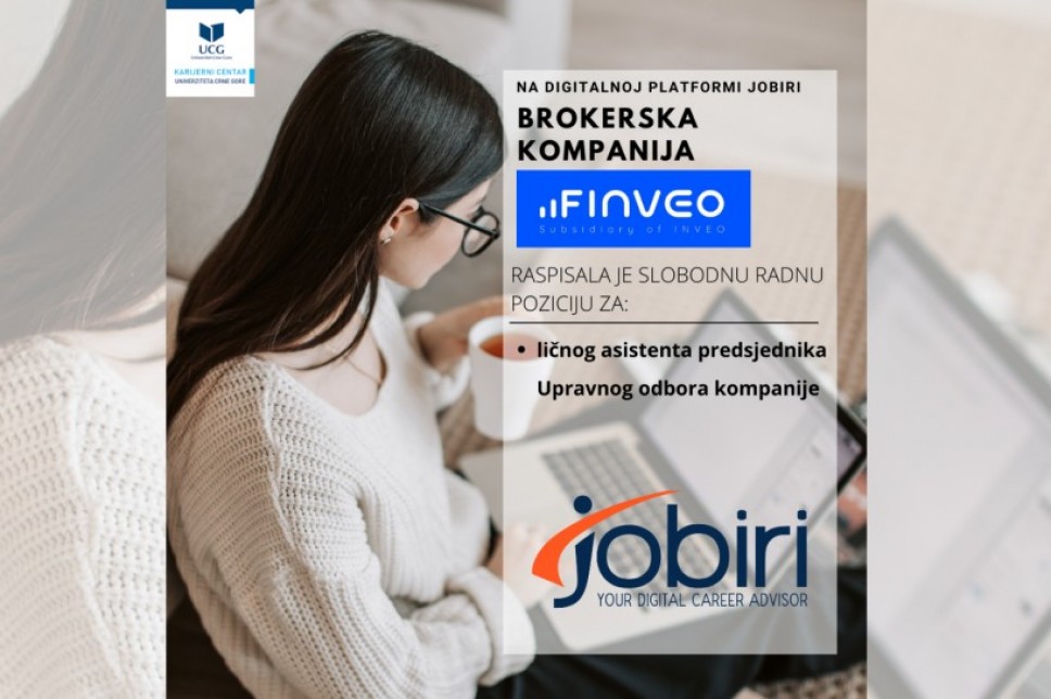Otvorena radna pozicija na digitalnoj platformi JOBIRI još danas