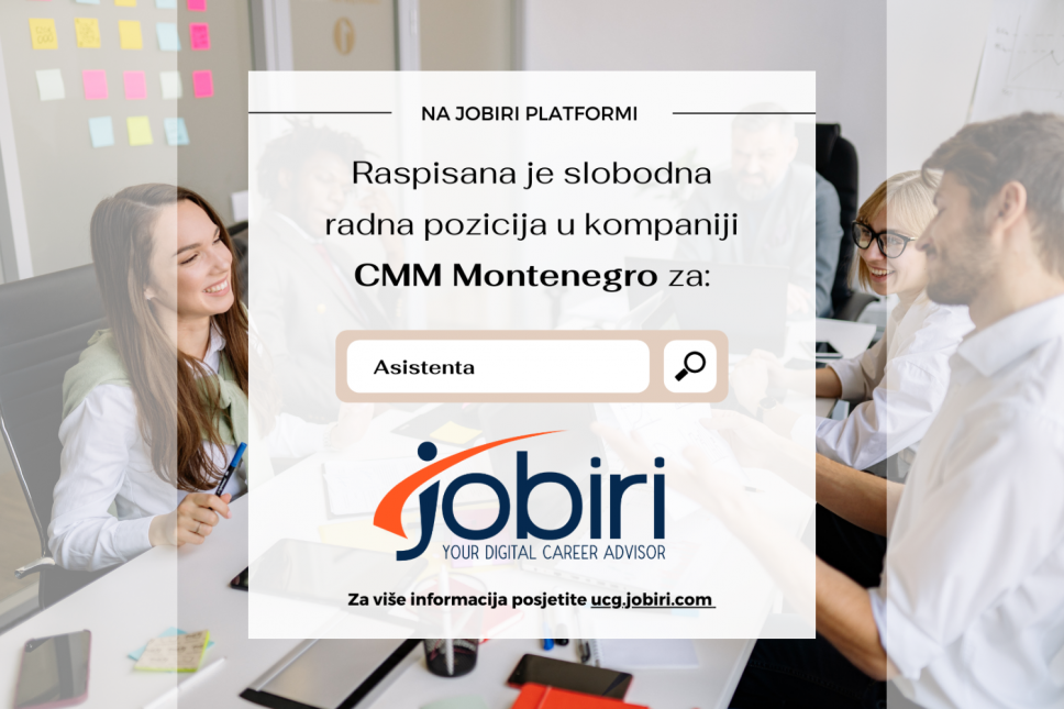 Otvorena radna pozicija na digitalnoj platformi JOBIRI 