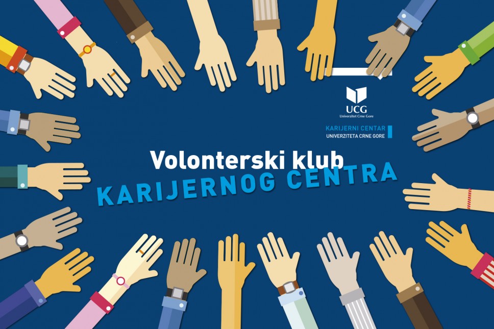 Poziv za volontere: Budi i ti dio volonterskog kluba Kancelarije za razvoj karijere i CŽU