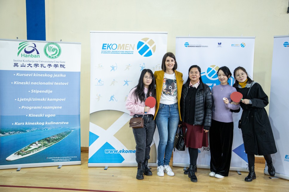 Održana Ekomen liga u stonom tenisu uz podršku Instituta Konfucije na UCG