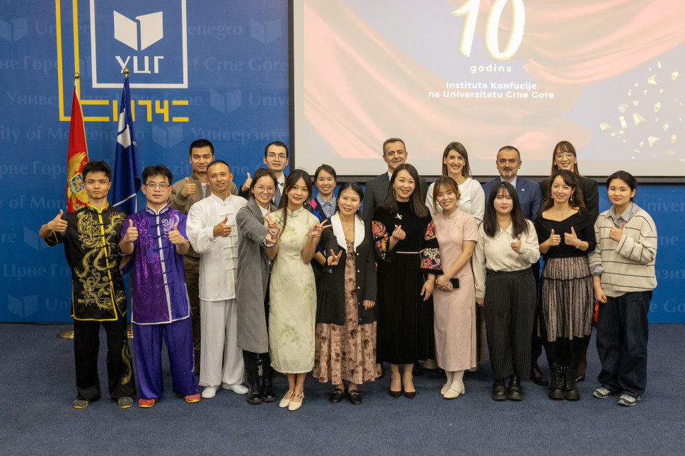 Institut Konfucije na Univerzitetu Crne Gore obilježio deceniju rada