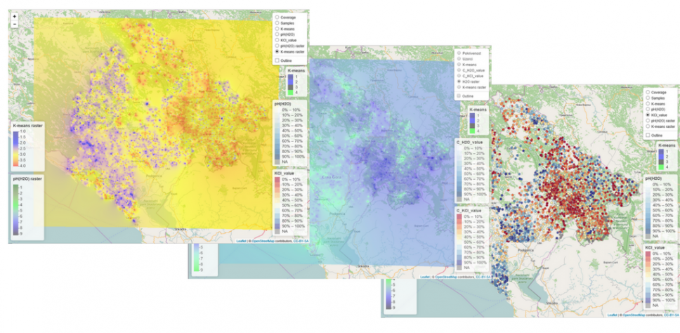 Digitalization of the soil database 