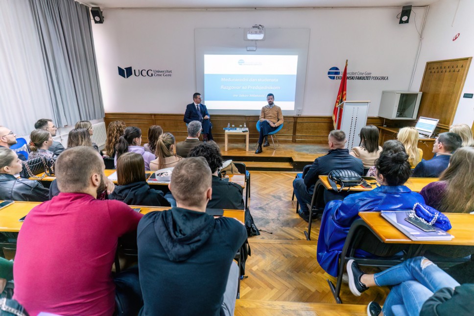 Brojna pitanja studenata za predsjednika Milatovića povodom Međunarodnog dana studenata