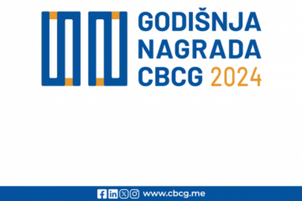 Konkurs za dodjelu Godišnje nagrade CBCG za 2024. godinu