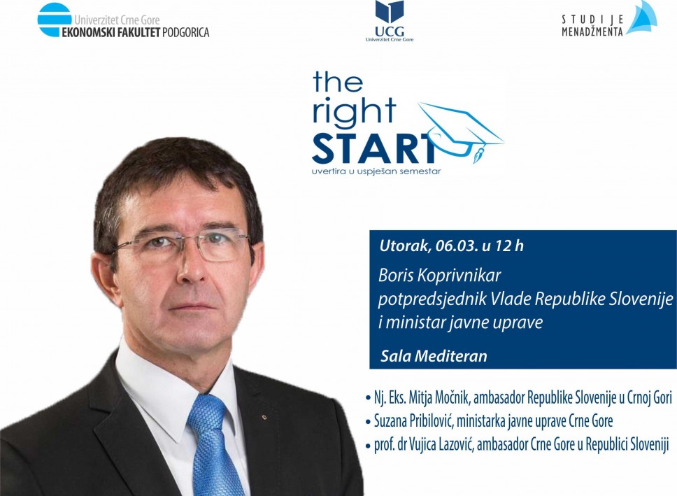 Gostujuće predavanje potpredsjednika Vlade Republike Slovenije