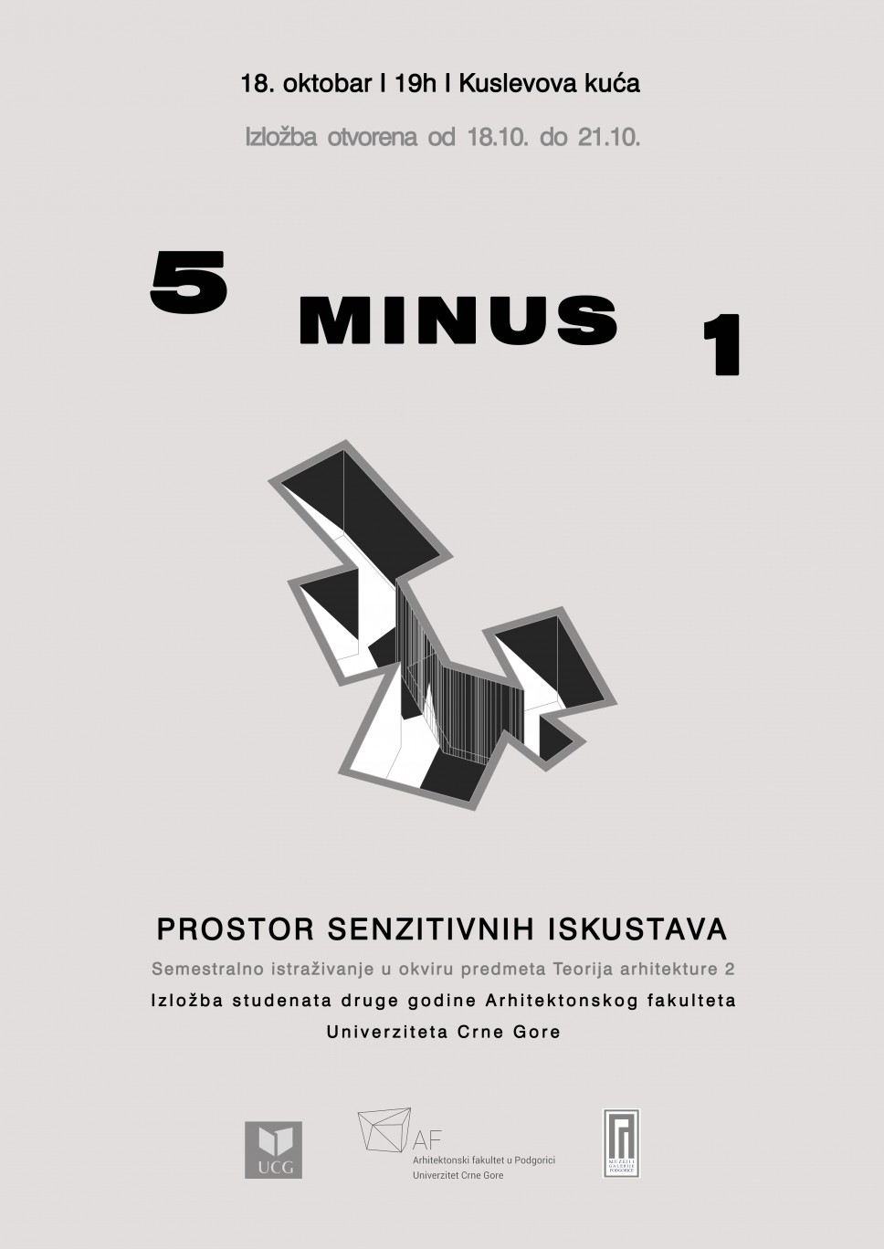 Panel i Izložba studentskih radova " 5 minus 1" večeras u Kuslevovoj kući
