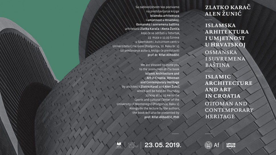 Pomocija knjige o islamskoj arhitekturi i umjetnosti u Hrvatskoj 23. maja