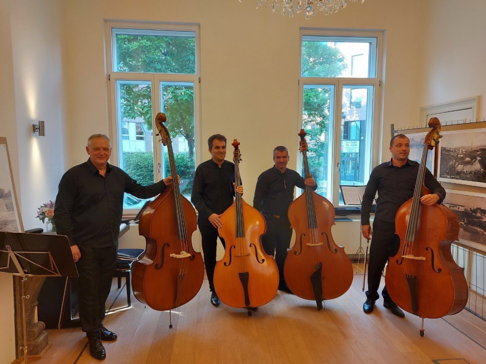 Koncert kvarteta kontrabasa “Bassongero” u Kraljevini Belgiji