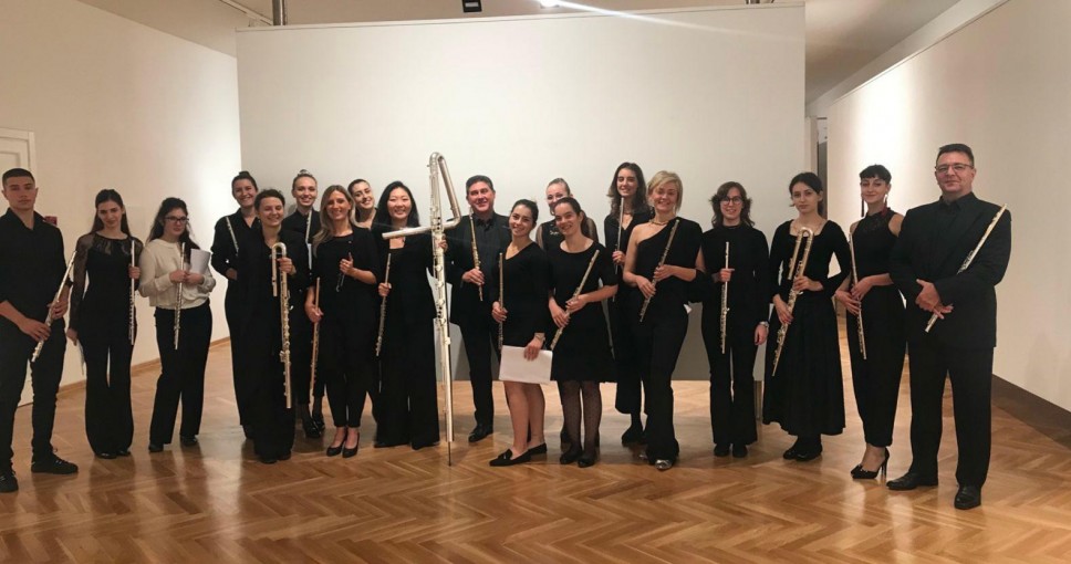 Gostovanje studenata i profesorke  Lekić na koncertu ansambla flauta iz Trsta