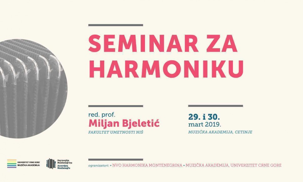 Seminar prof. Miljana Bjeletića
