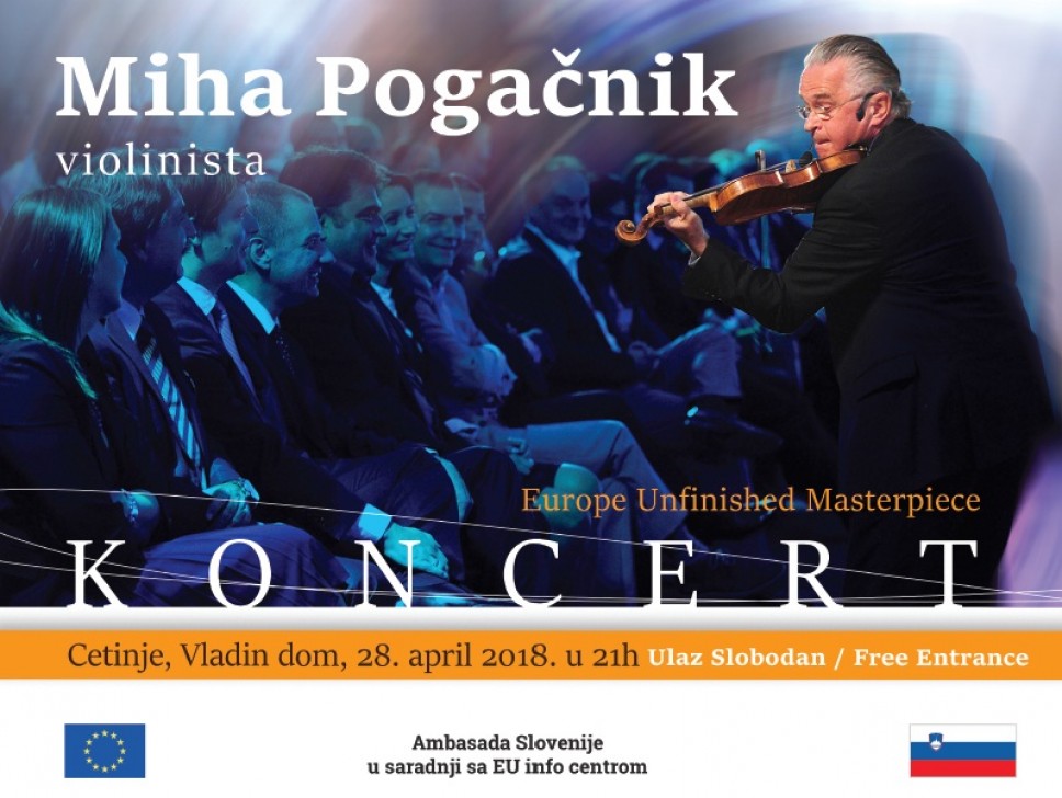 Koncert Mihe Pogačnika na Cetinju