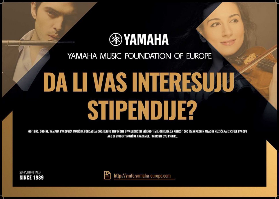 Stipendije "Yamaha music foundation of Europe"