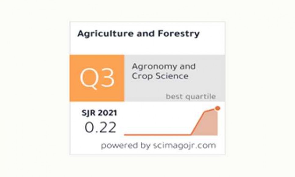 Uspjeh naučnog časopisa “Poljoprivreda i šumarstvo”: U kategoriji Q3 u četiri oblasti
