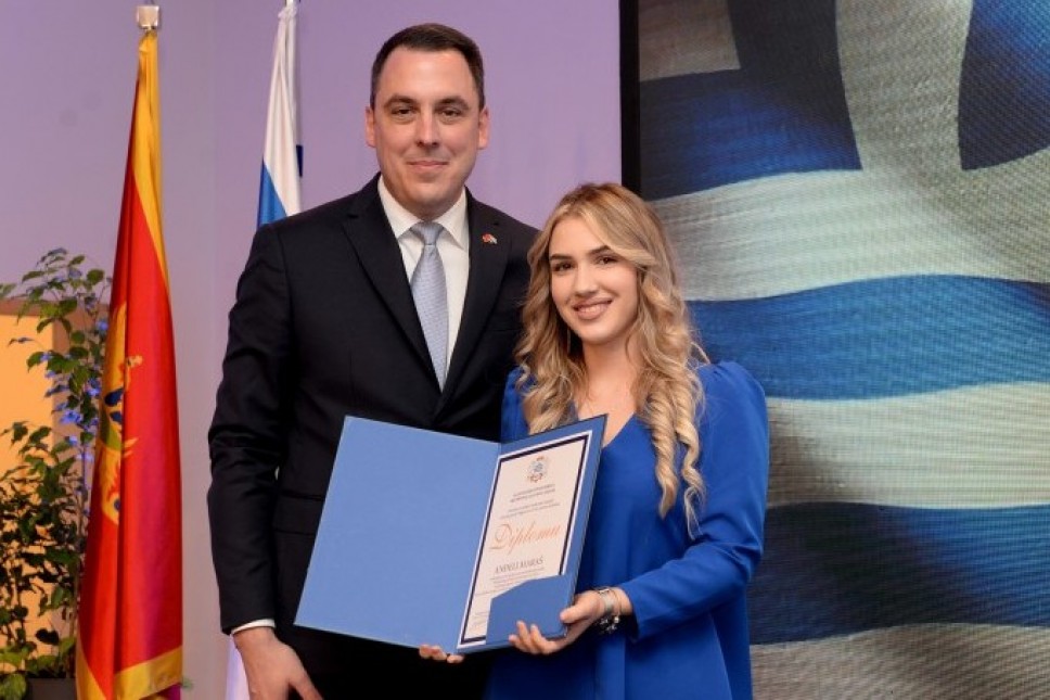 Anđela Maraš - dobitnica Studentske nagrade Glavnog grada za 2022. godinu