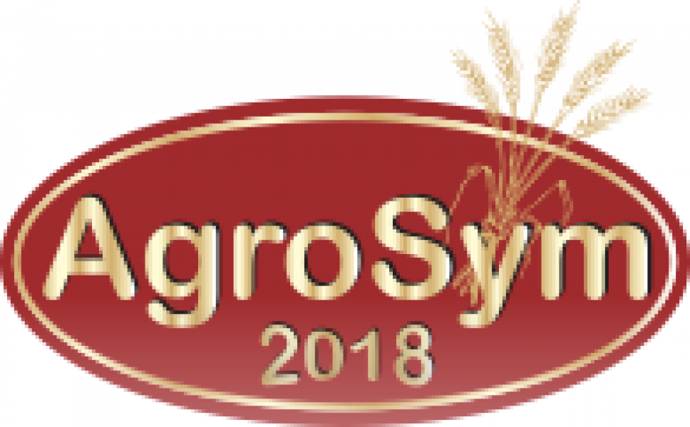 IX International Agriculture Symposium  "AGROSYM 2018" Jahorina, 4-7 October 2018, Bosnia and Herzegovina 
