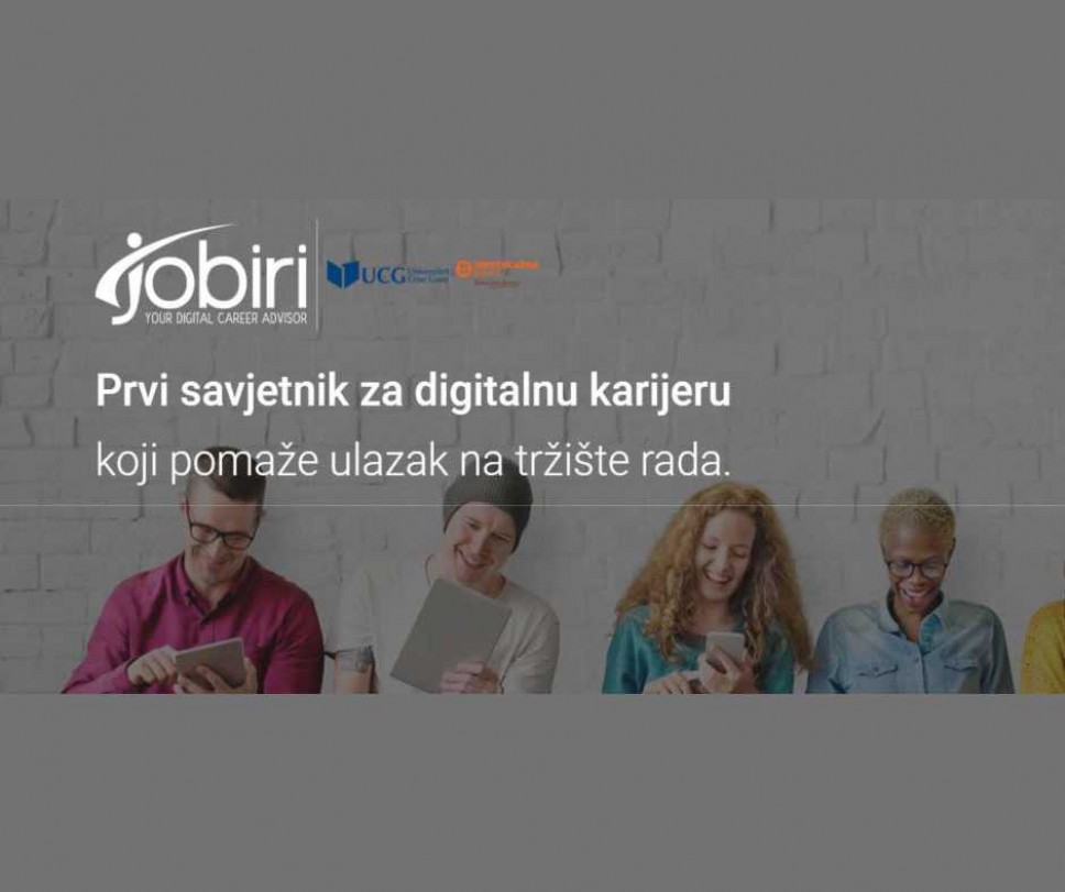 Najava prezentacije digitalne platforme "Jobiri" namijenjene za zapošljavanje i edukaciju