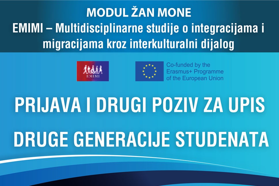 Produžen rok za upis druge generacije studenata Modula Žan Mone do 7. oktobra 2022.