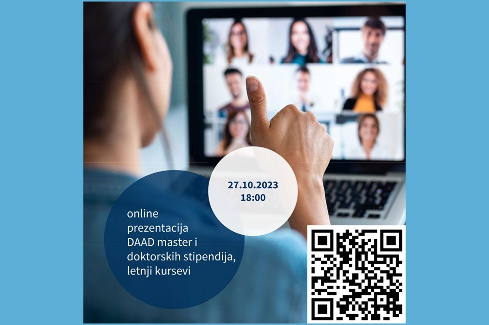 Online prezentacija DAAD za master i doktorske studije