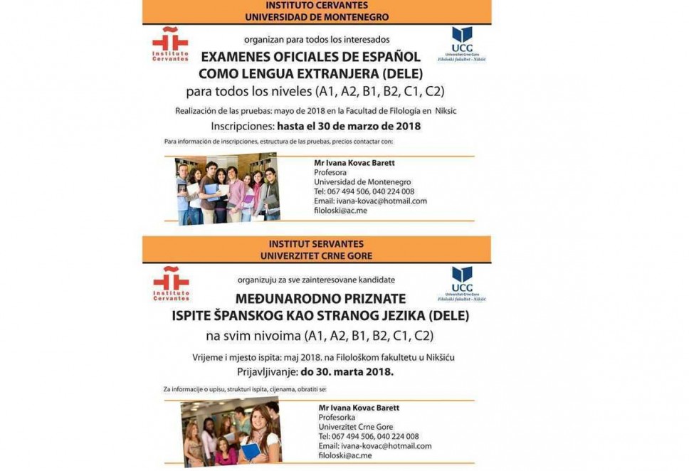 Polaganje međunarodnih DELE ispita za znanje španskog jezika 