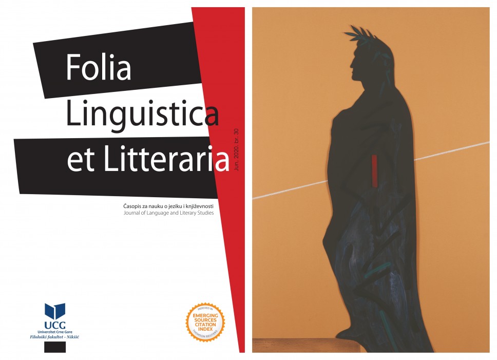 Tematski broj časopisa Folia linguistica et litteraria povodom dvadeset godina od osnivanja Studijskog programa za italijanski jezik i književnost