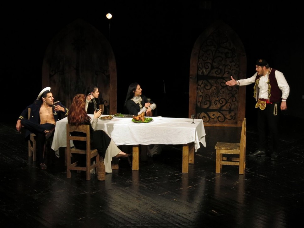 Predstava Tre sorelle na Festivalu glumačkih akademija u Splitu