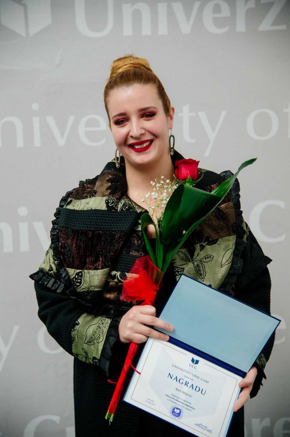 Sara Stijović, najbolji student Fakulteta dramskih umjetnosti