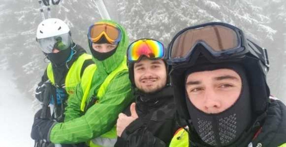 Studenti  Fakulteta za sport i fizičko vaspitanje UCG  na praktičnoj nastavi skijanja u Kolašinu na Bjelasici