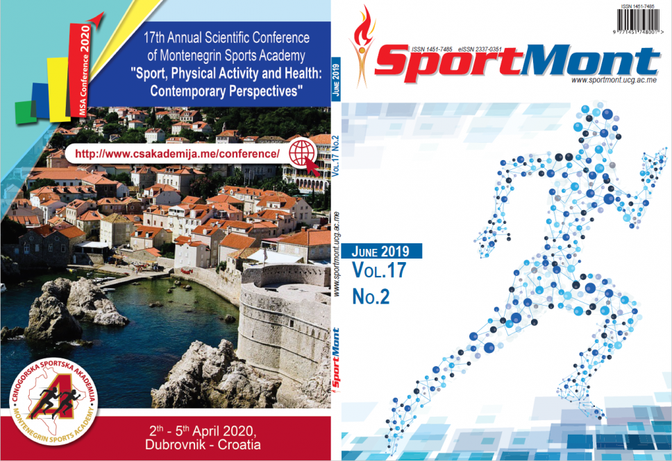 Junsko izdanje naučnog časopisa Sport Mont