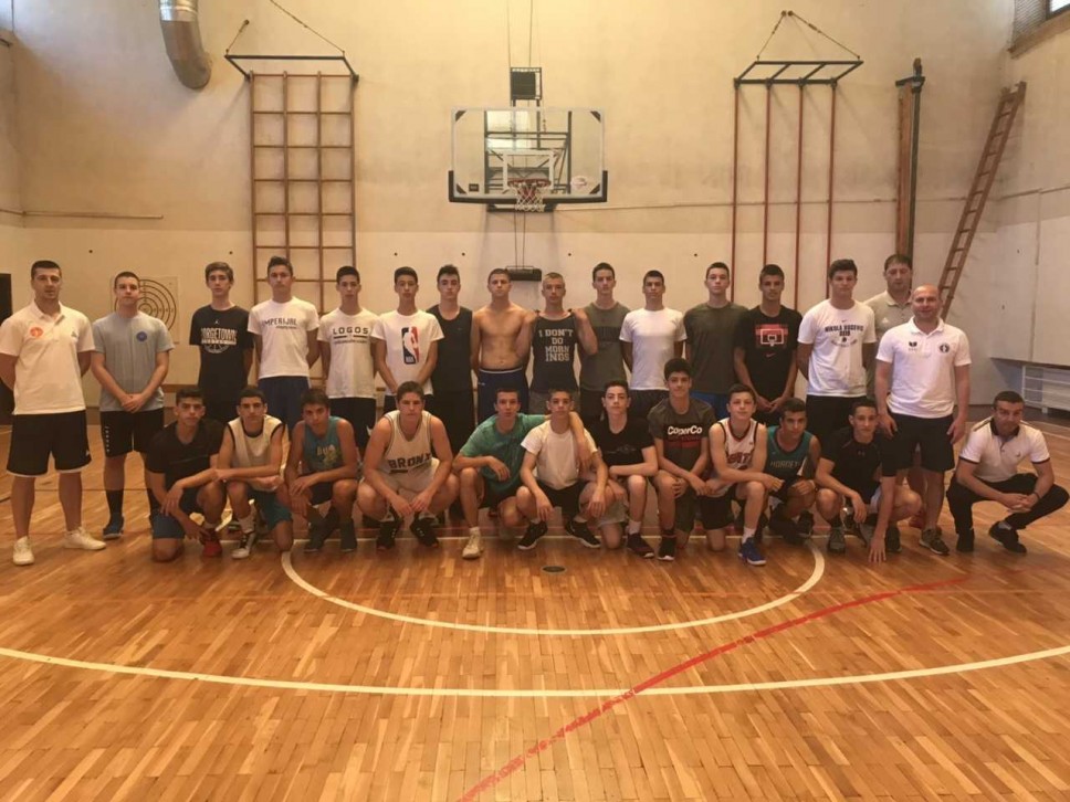 Testirani najmlađi crnogorski košarkaši