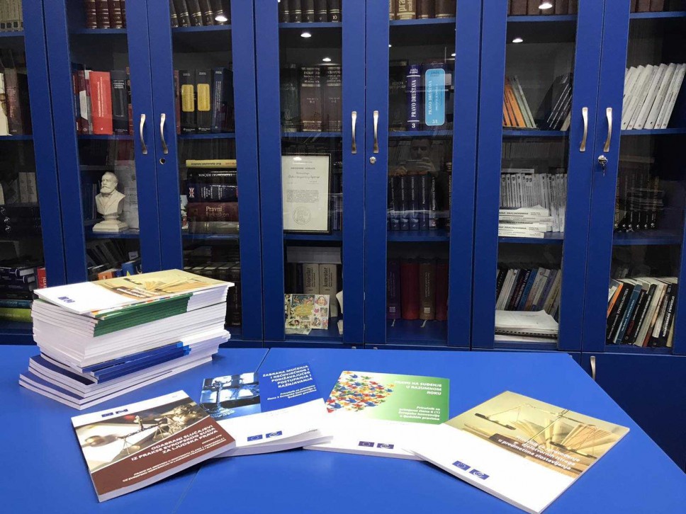 Biblioteka Pravnog fakulteta obogaćena publikacijama na temu Evropske konvencije o ljudskim pravima