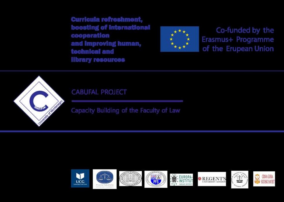 Dana 3. oktobra u 9.30 Nacionalna ERASMUS + kancelarija (NEO) boravice u posjeti Pravnom fakultetu, povodom monitoringa CABUFAL projekta