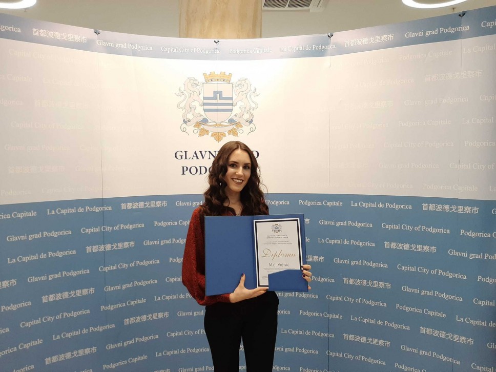 Dobitnica Studentske nagrade Glavnog grada: Maja Vujisić