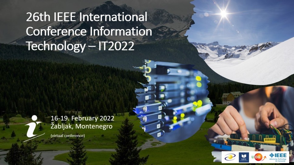 Sjutra počinje XXVI Međunarodna naučno-stručna konferencija: Informacione tehnologije 2022