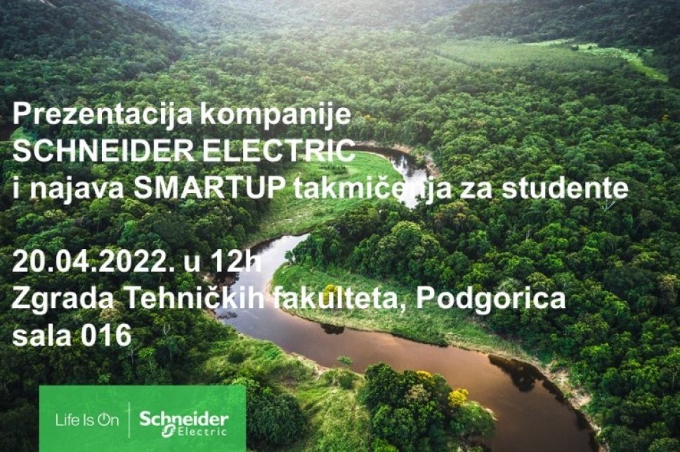 Kompanija Schneider Electric organizuje predavanje na Elektrotehničkom fakultetu