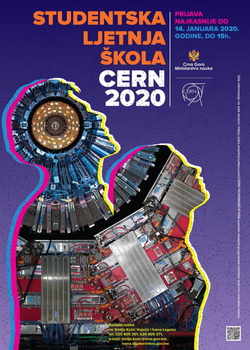 Ministarstvo nauke objavljuje produženje roka za prijavljivanje na Konkurs „Studentska ljetnja škola CERN 2020"