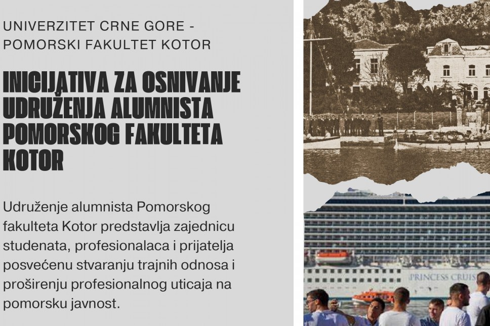 Inicijativa za osnivanje udruženja alumnista Pomorskog fakulteta Kotor
