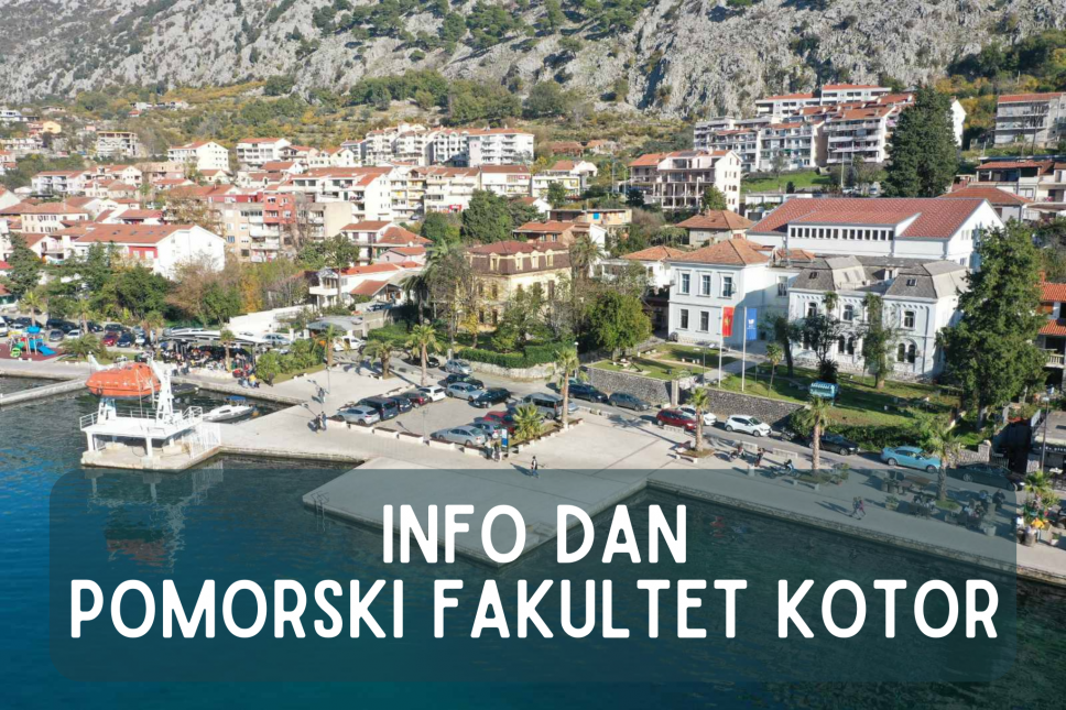 Najava Info dana na Pomorskom fakultetu Kotor