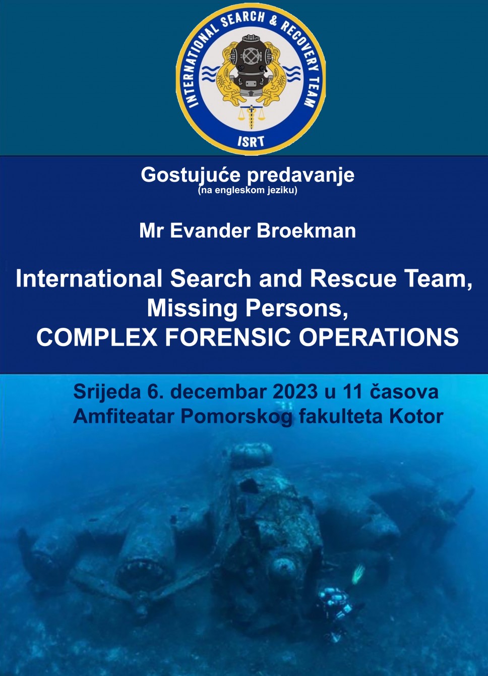 Međunarodni tim za pretragu i spašavanje - Nestale osobe, kompleksne forenzičke operacije