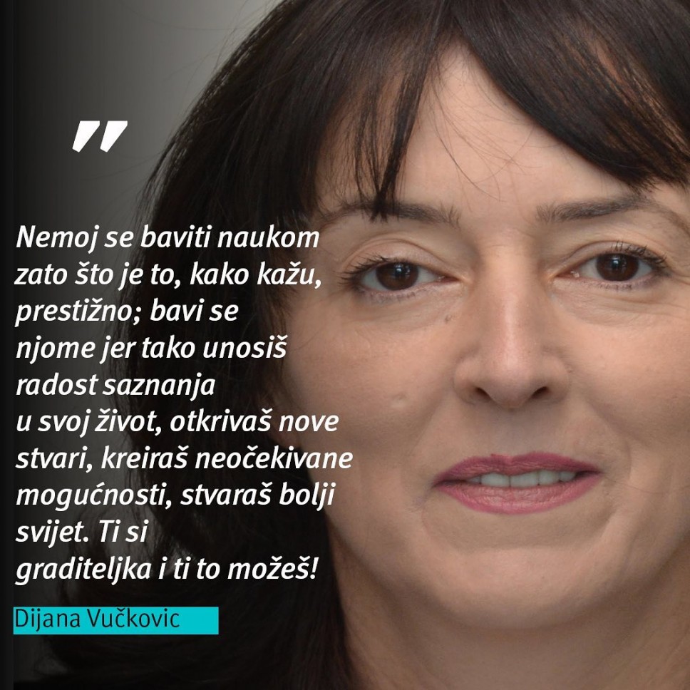 Žene u nauci - prof. dr Dijana Vučković