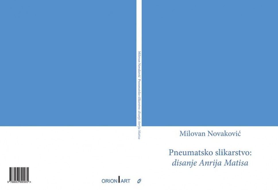 Promocija knjige "Pneumatsko slikarstvo: disanje Anrija Matisa" sjutra u 19h