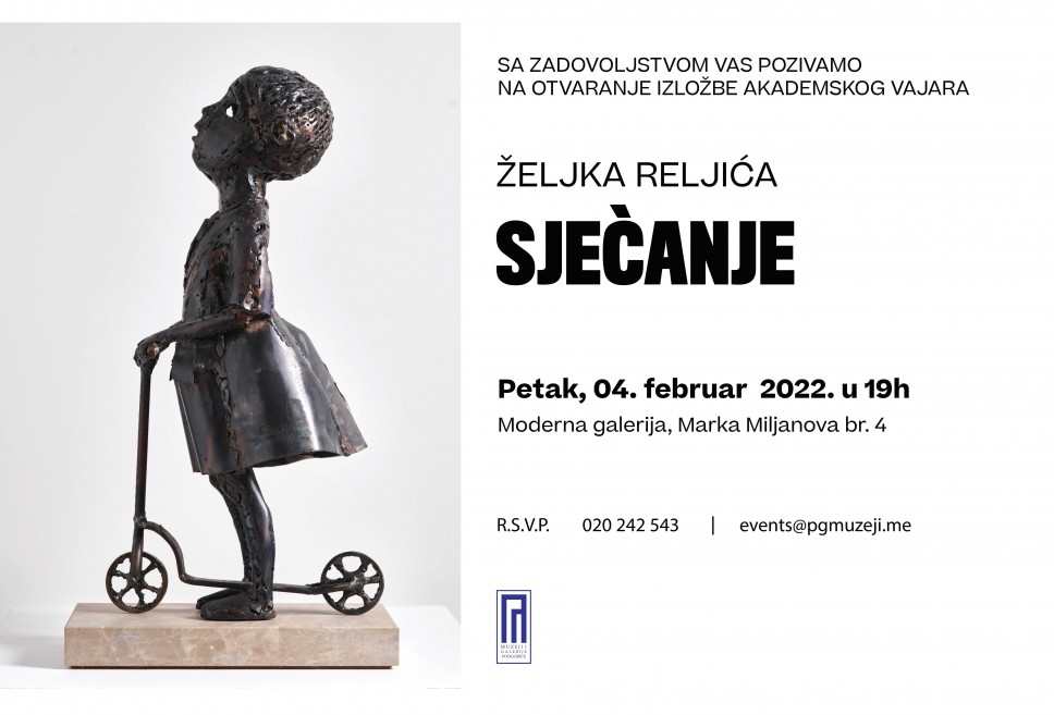 Izložba profesora Željka Reljića 4. februara u Modernoj Galeriji 