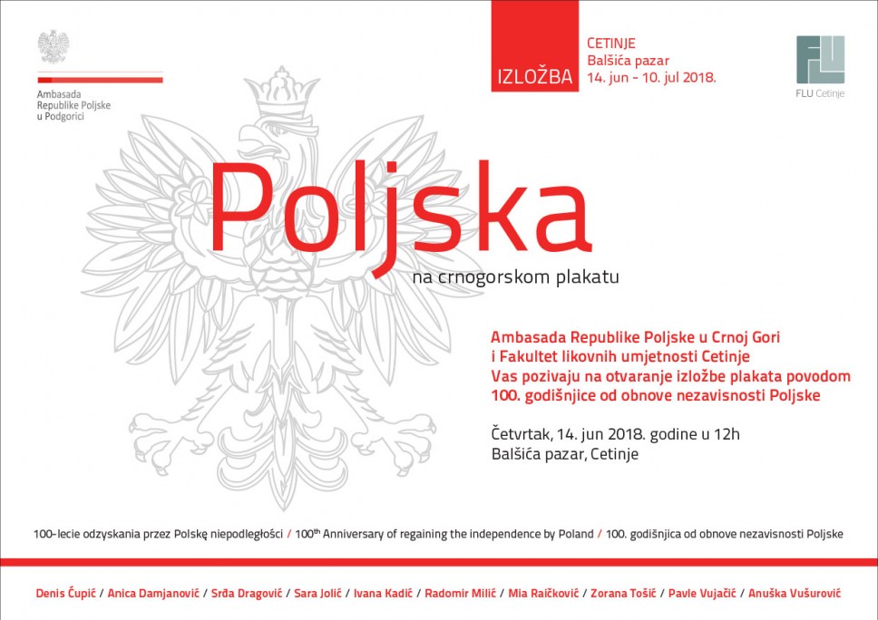 Poljska na crnogorskom plakatu