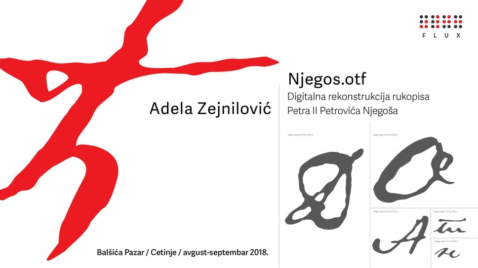 Izložba plakata “Njegoš.otf” Adele Zejnilović