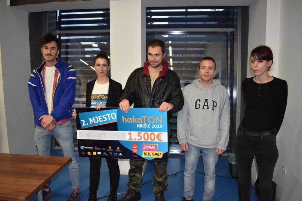 Studenti sa Fakulteta likovnih umjetnosti osvojili II nagradu na "hacaTON-u" u Nikšiću