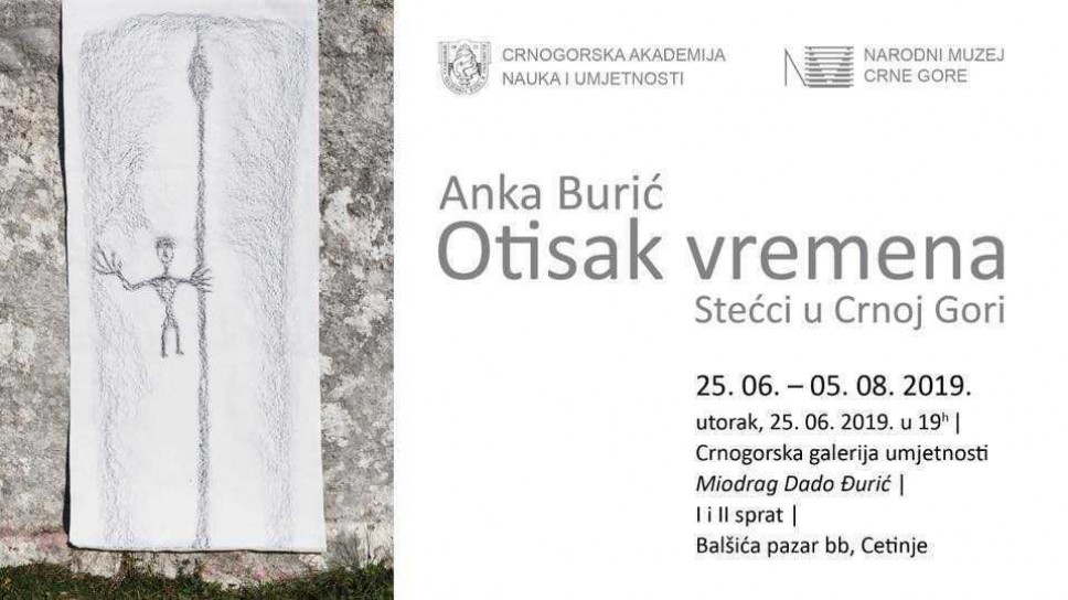Otvorena izložba "Otisci vremena - Stećci u Crnoj Gori" prof Anke Burić 