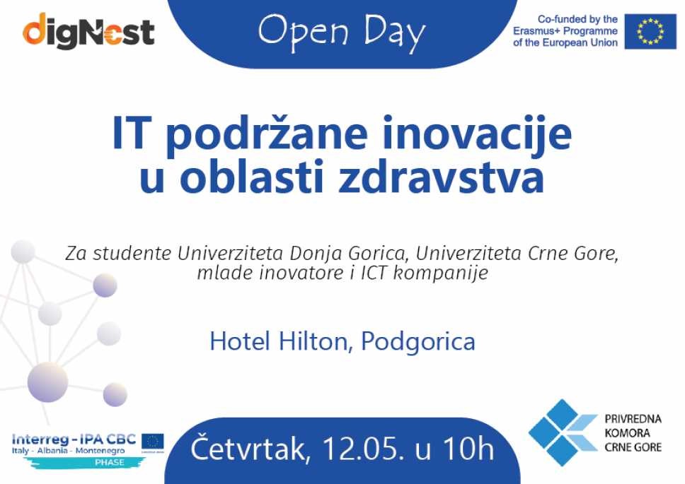"Otvoreni dan - IT Napredne inovacije u oblasti zdravstva" 