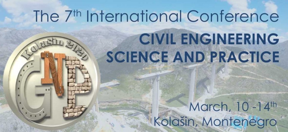Prijave za Međunarodnu konferenciju Građevinskog fakulteta