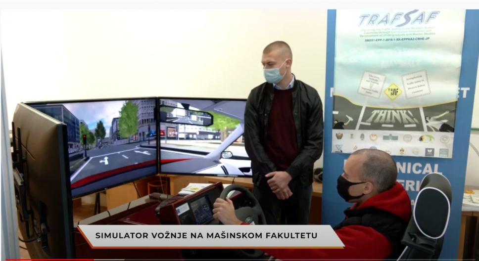 O simulatoru na Mašinskom fakultetu u TV emisiji Rujna zora 