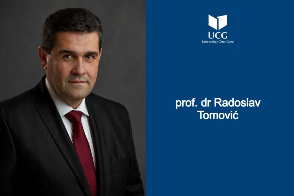 Prof. dr Radoslav Tomović - gostujući urednik serije predavanja na Matematičkom institutu SANU