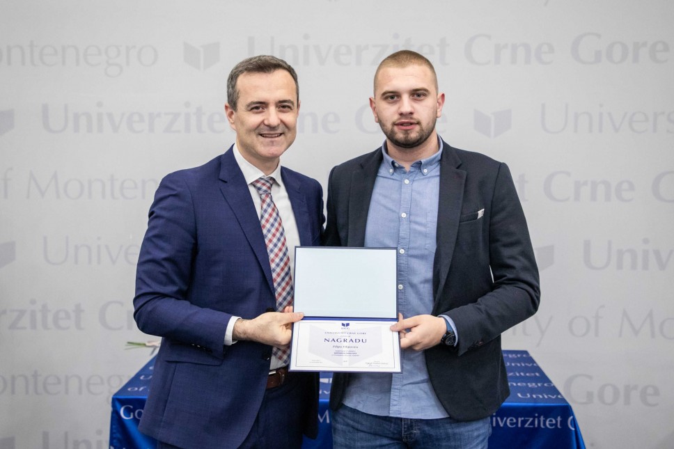 Filip Filipović najbolji student Mašinskog fakulteta za studijsku 2022/23. godinu